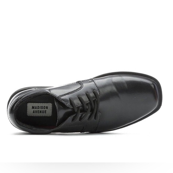 BOYS MADISON AVE “WILLIE” DRESS SHOES- BLACK - Picture 2 of 5